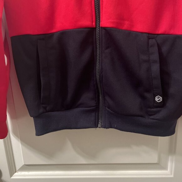 Switch Remarkable Boys Full Zip Track Jacket Billionaires Club Size S 8 Red Blue - Picture 10 of 13